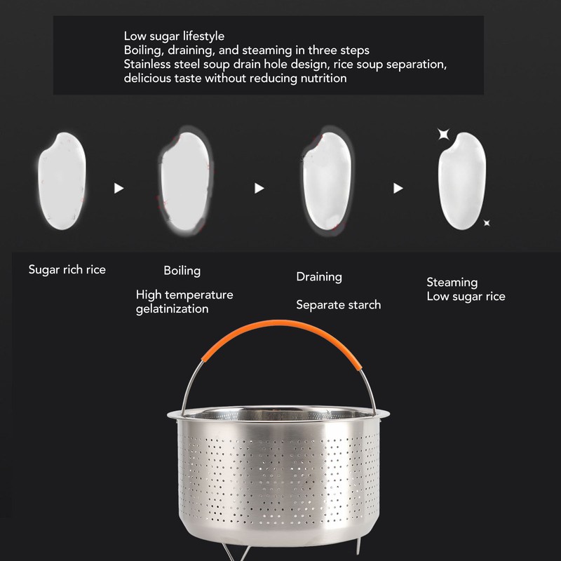 Stainless Steel Rice Cooker Steam Basket Stainless Steel Vegetable Steam
