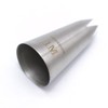 Tumtanm 1M Nozzle Open Star Piping Tip, Large Seamless Stainless