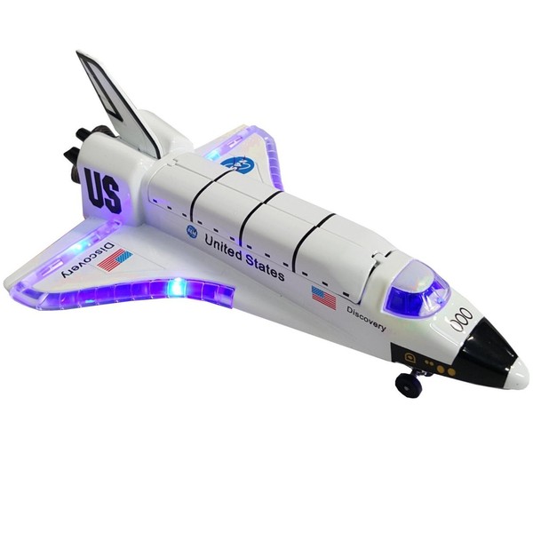 19cm Discovery Space Shuttle with Sound and Lights Diecast Model Toy