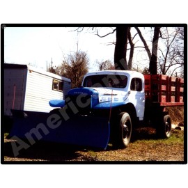 Dodge Stakebed Power Wagon with Snow Plow Metal Sign: 9x12" & Free Shipping