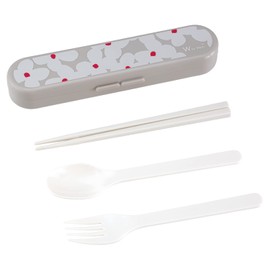 Wpc. W063-083-204 Miscellaneous Goods, Cutlery Set, Cutlery Set, Cutlery, Women's, Lunch, Commuting to Work, School, Scandinavia, Retro, Floral Pattern, Matching Lunch Box, Students, Workers, Stylish,