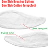 KimYoung Cotton Terrycloth + Brushed Cotton Bra Liners for Sweat