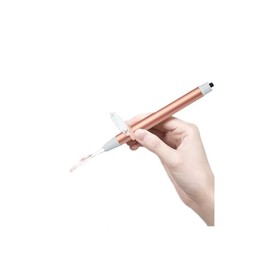 1Pc Rose Gold Ear Wax Removal Kit,Ear Cleansing Tool Set, Stainless Steel with LED Lights and Magnifier, Reusable Ear Curette Wax Removal Set for Children and Adults