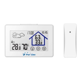 PURLINE WS07N Weather Station with Touchscreen and Outdoor Sensor