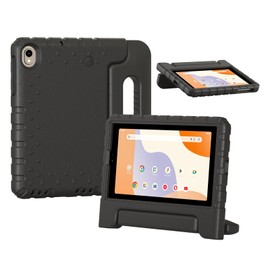 Bolete Kids Case for Onn 7 Inch Tablet Case Gen 4 2024 (Model:100135924), Kids-Friendly Soft Shockproof Adjustable Stand Cover for Onn 7 Inch 2024 Gen 4 Tablet, Black