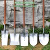 XQSL 2 PCS 46.5in Wooden Shovel Handle Replacement (118cm)