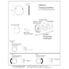 Westbrass D493CHM-06 Universal Patented Deep Soak Round Replacement 2-Hole Bathtub