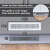 Fits 2x12 Duct Opening | Toe Kick Vent Cover by