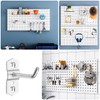 PartyKindom Hardware Hook 12 Pcs Square Hole Pegboard Hooks for