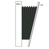 Dreamscreens TV Skirt Flex – Conceals TV Mounts and Cables
