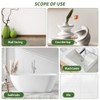 Black Spray Tub and tile Paint 450ml*2 Pack,Bathroom Wallpaper,Bathtub and