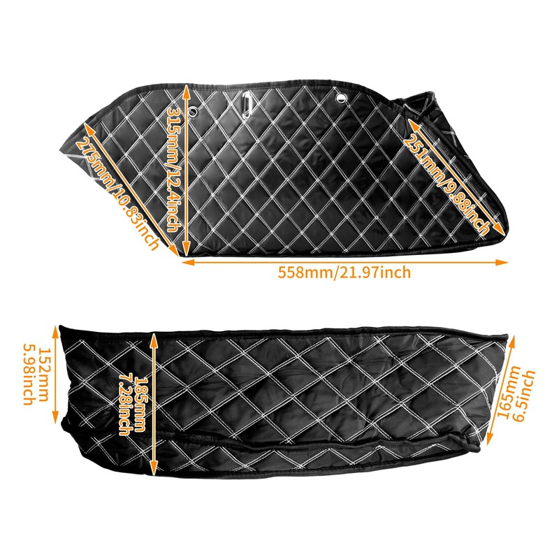 HCmotorku Drop-in Saddlebag Carpet Liners Fit For Indian Roadmaster Limited
