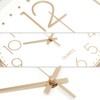 Uootach Wall Clock 30cm Silent Quartz Movement Modern Minimalist Design