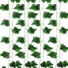 12 Pack Fake Vines for Room Decor with 100 LED
