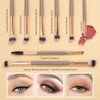 MAGEFY Brochas de maquillaje, 12 unidades con bolsa, de doble