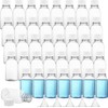 WUWEOT 40 Pack 100ml Clear Plastic Travel Bottles, Empty Refillable