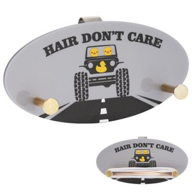 LUAATT Elastic Hair Tie Holder For Car Sun Visor,Store Extra Hair Ties In Car,Gift For Jeep Girl(Duck)