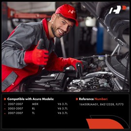 A-Premium Set of 6 Fuel Injectors Compatible with Acura MDX TL 2007-2007, RL 2005-2007, 3.7L