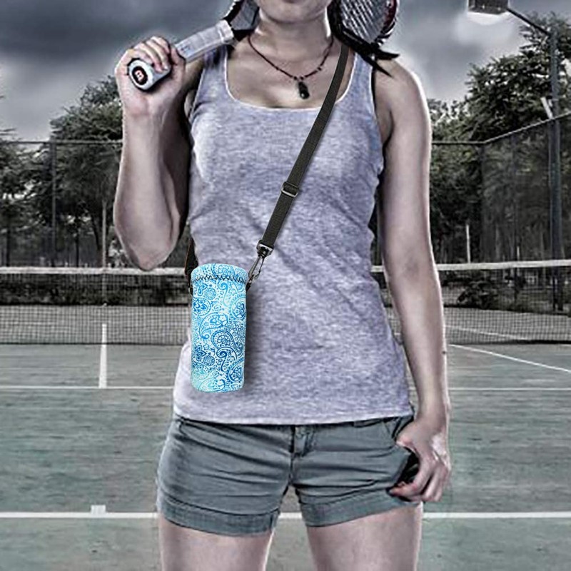 AUPET Water Bottle Bag Carrier,24oz/32oz Insulated Neoprene bottle Sling Holder