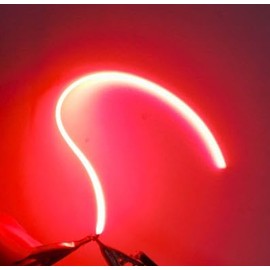 Edison Bulb LED Filament Lamp Parts Flexible Filament 130mm 300mm Edison Bulb 3v Cob LED Bead Diodes Light Accessories(300mm) 3D Printing (Red)