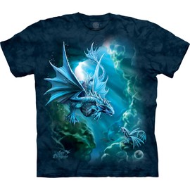 The Mountain Sea Dragon Adult T-Shirt, Blue, 3XL