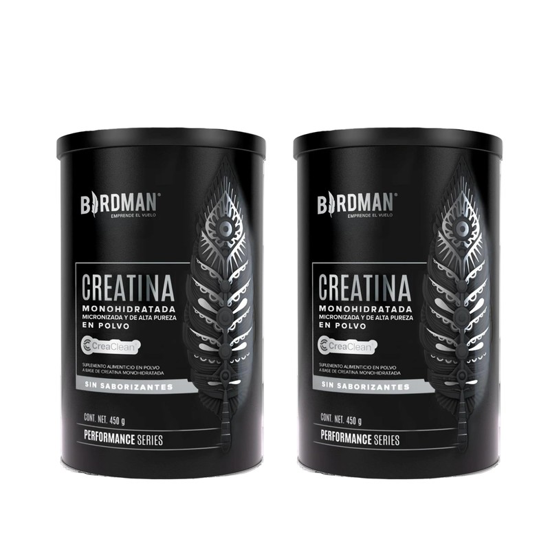 Kit Creatina Birdman Monohidratada 2 Piezas de 450g