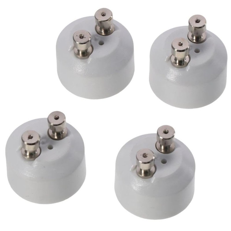 SSHHUI 6pcs Ceramic Lamp Holder, GU10 to MR16 Adapter, Light