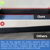 COUKIU Flexible Baseboard Molding Trim, Peel and Stick Rubber Wall