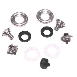 RaceQuip Black Hardware Pivot Kit For Shield Of PRO And VESTA Model Helmets 205991