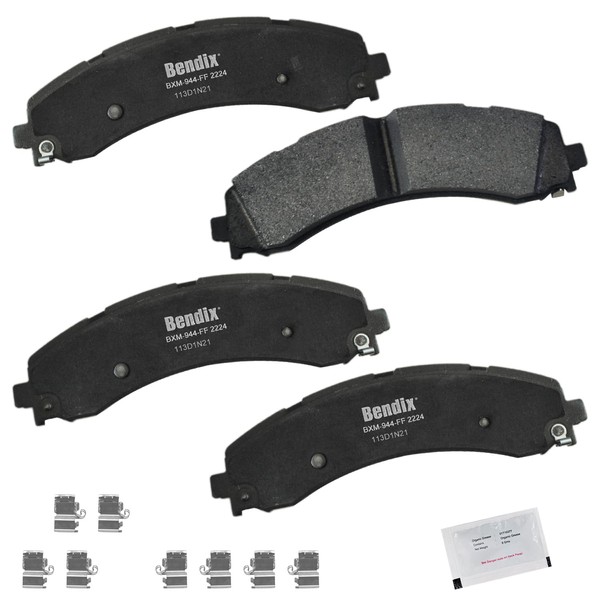 Bendix Bendix Priority1 CFM2224 Semi-Metallic Rear Brake Pads for Ram