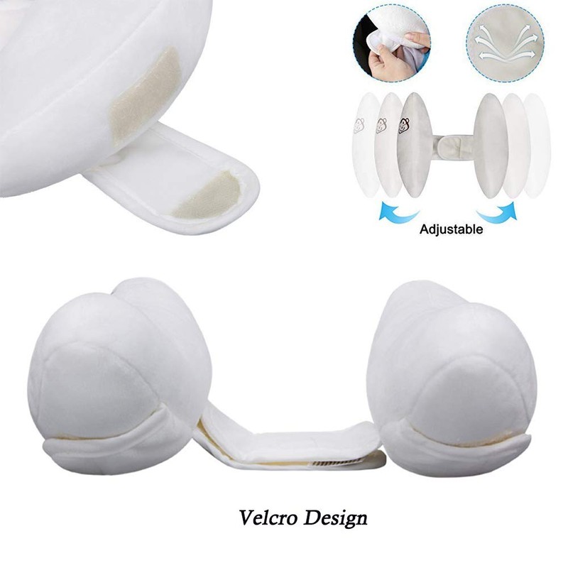 Inchant Adjustable Baby Soft Head Neck Support Banana Shape headrest,