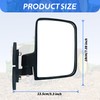 Universal Tractor mirrors,Magnetic Mirrors For Tractors Compatible with Kubota B