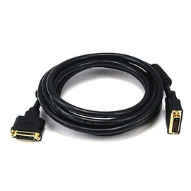 Monoprice 102406 10-Feet 28AWG Dual Link DVI-D M/F Extension Cable, Black