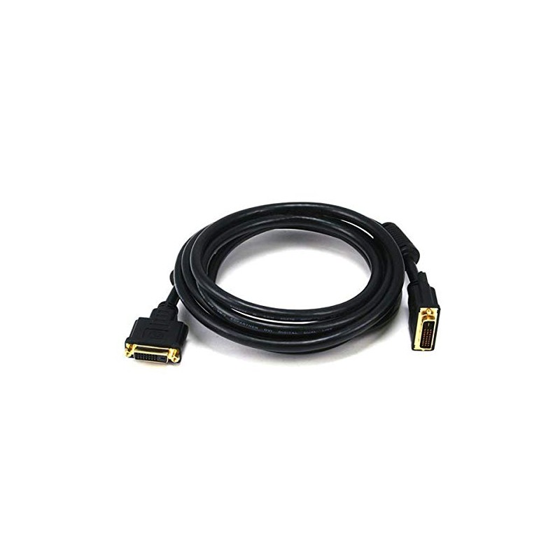 Monoprice 102406 10-Feet 28AWG Dual Link DVI-D M/F Extension Cable,