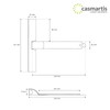 casmartis Roller Shutter Suspension Spring with Felt Coating for Scratch