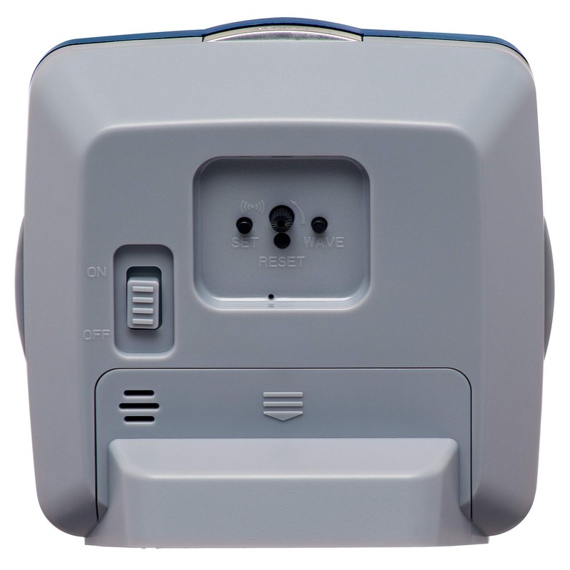 Seiko Clock Tabletop Clock Blue Metallic - Body Size: 10.8×11.0×6.0cm