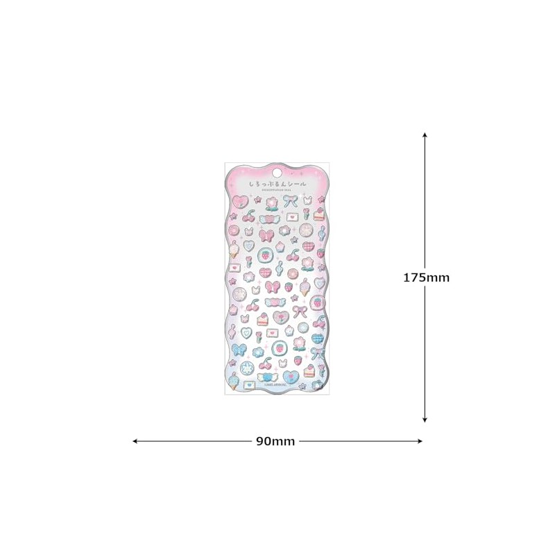 Kamio Japan Sticker Shiroppurunn Sticker Momoppurunn 231144