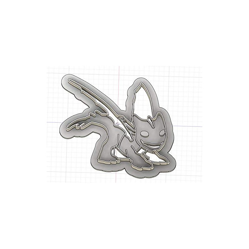 3D Printed Cookie Cutter Inspired by Dragons Rescue Riders Set