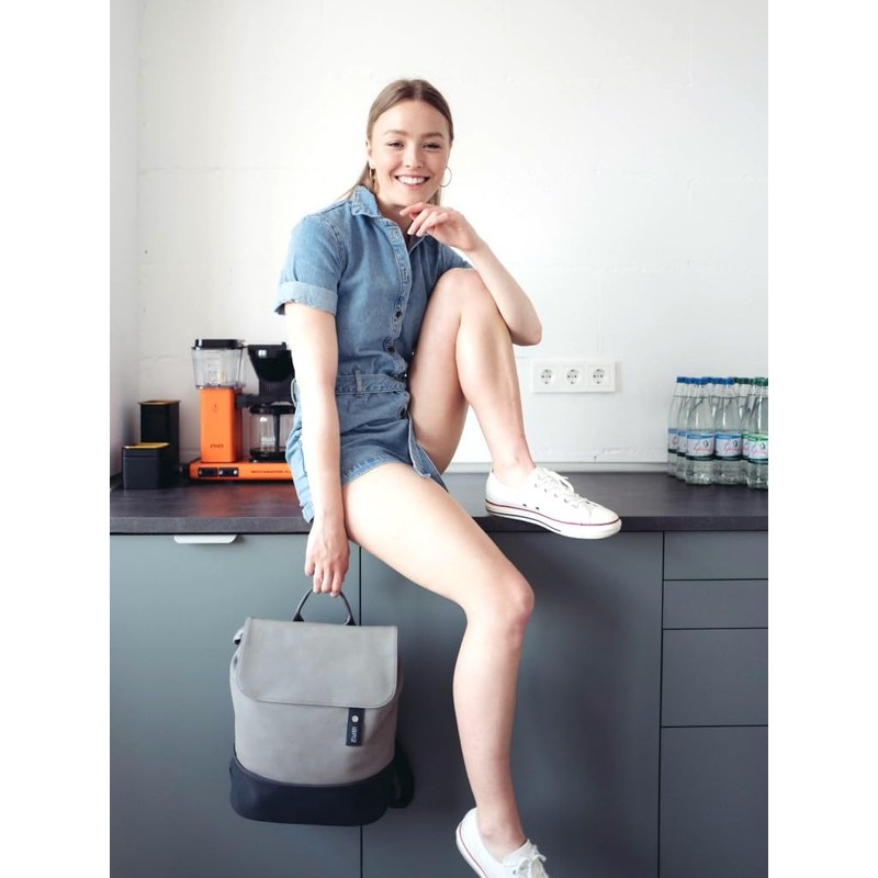 Zwei Jana JR13 Women's Backpack 35 cm - Nubuck stone