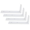 4PCS Corner Braces Aluminum L Shaped Right Angle Support Fixing