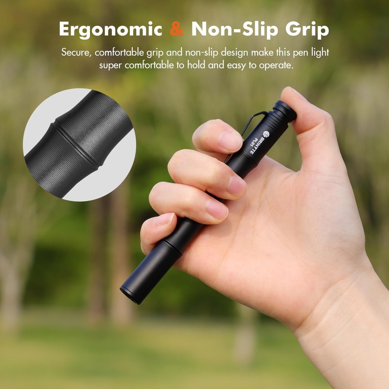 Brinyte PL01 165 Lumen Pen Light Flashlight Dual Mode High