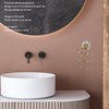 Brass Hair Dryer Holder Antique Retro Hairdryer Hanging Rack for