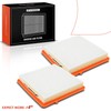 A-Premium Filtro de aire de motor de 2 piezas compatible