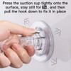 Elegear Pack of 4 Suction Cup Hooks Strong Max 3