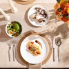 KINGSTONE Bone China Dinnerware Sets, 12-Piece Dinnerware Set for 4,