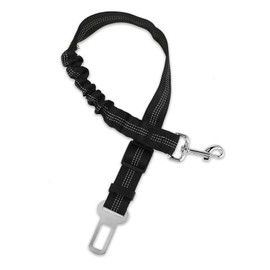 Dog Seat Belt for Car UK,47-70cm Adjustable Pet Seatbelt with Swivel Clip & Reflective Strips for Cars, Easy to Use Dog Car Seat Belt