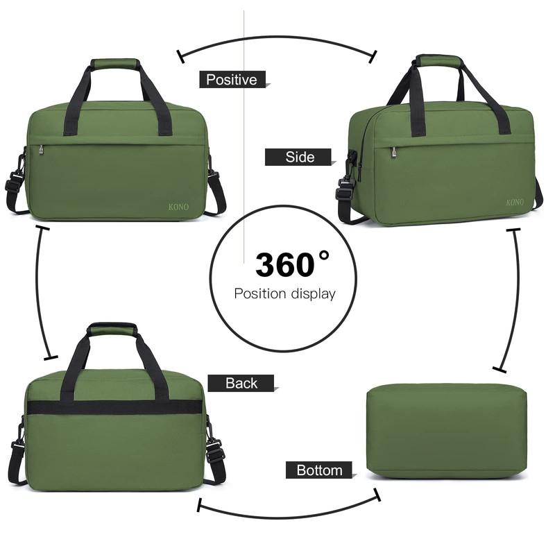 KONO Ryanair Travel Bag Hand Luggage Bag Unisex Gym Handbag