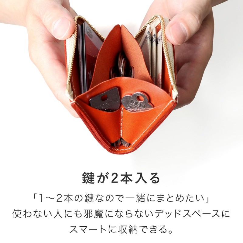 HUKURO Ultimate Wallet, Compact, Mini Wallet, Men's, Women's, Genuine Leather,