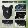 SYNKADEX Hydration Vest Backpack - Adjustable Breathable Running Pack for