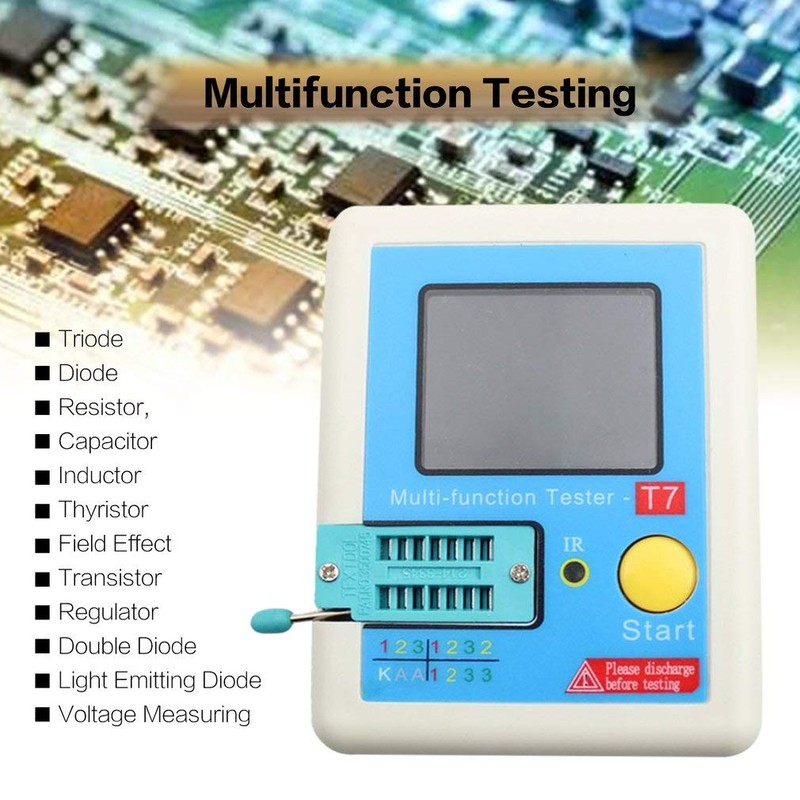 DollaTek Transistor Multifunctional Tester TFT Diode Triode Capacitance Meter LCR